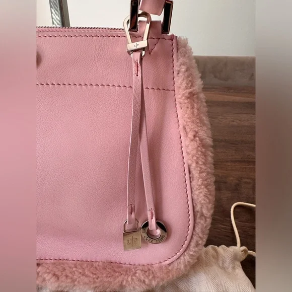 SOLD Loro Piana Shearling Leather Milky Way Bag - Picture 3 of 14